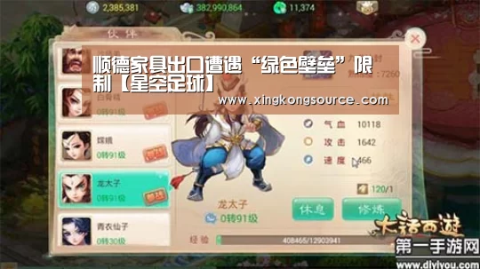 顺德家具出口遭遇“绿色壁垒”限制【星空足球】(图2) 星空体育
